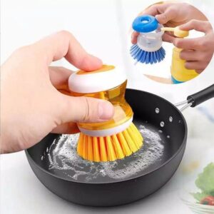 BRUSH WITH SOAP DISPENSER