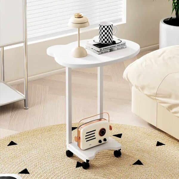 SIDE STOOL WITH WHEELS - Image 3
