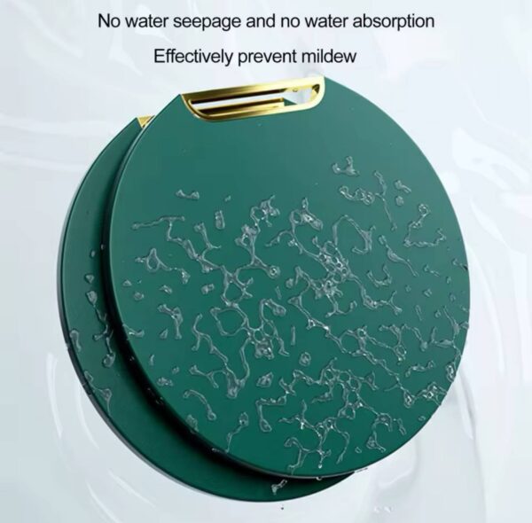 ANTI SKID DOUBLE SIDED GREEN CHOPPING BOARD - Image 5