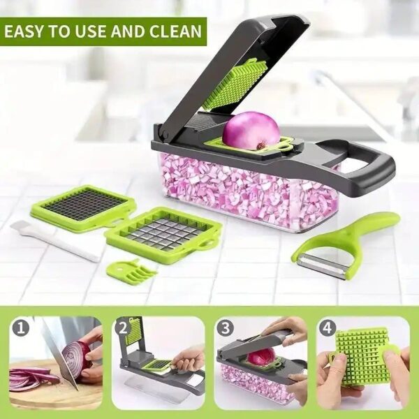16IN1 VEGETABLE SLICER WITH SKIN PEELER - Image 4