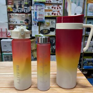 3 IN 1 WATER BOTTLE CUP SET