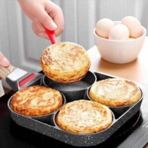4 HOLES  THICKENED NONSTICK INDUCTION FRYING PAN
