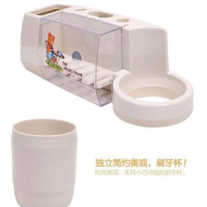 BEAR TOOTHPASTE BRUSH HOLDER WITH CUP
