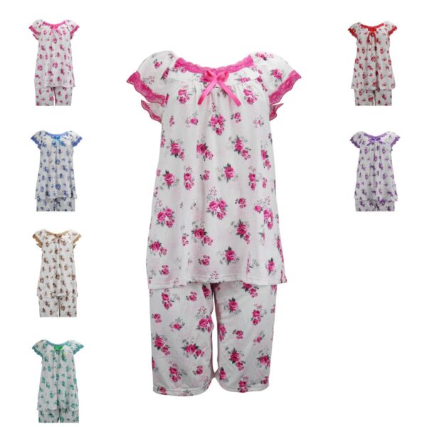 2PCS FLOWERY NIGHT WEAR - Image 3